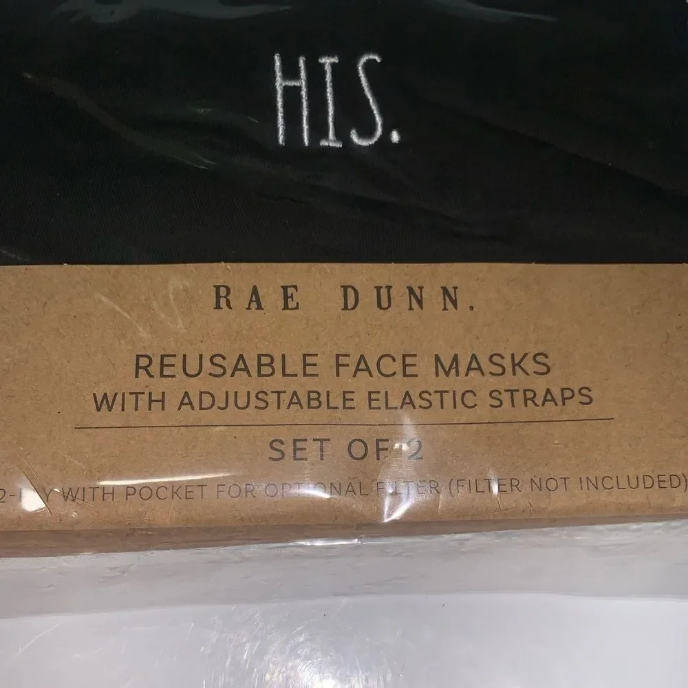 🏳️‍🌈LGBTQ NWT His and His Face Mask Set 🌈